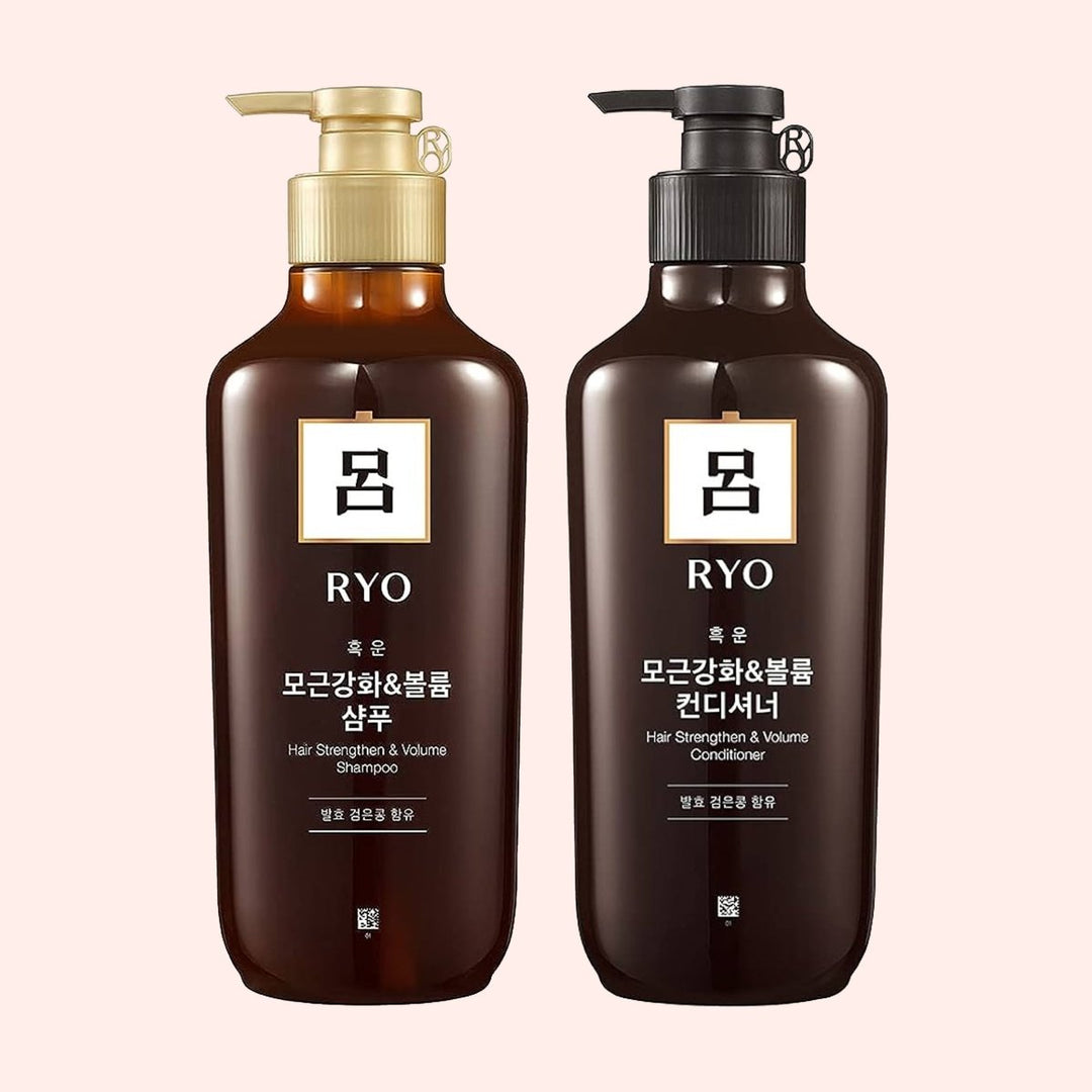 RYO Brown Hair Strengthener Shampoo and Conditioner Set