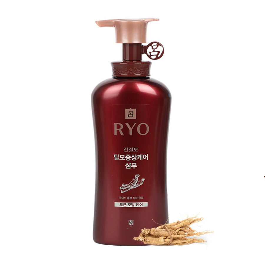 RYO Red Ginseng Care Shampoo 490ml - Scalp & Hair RootHair Care