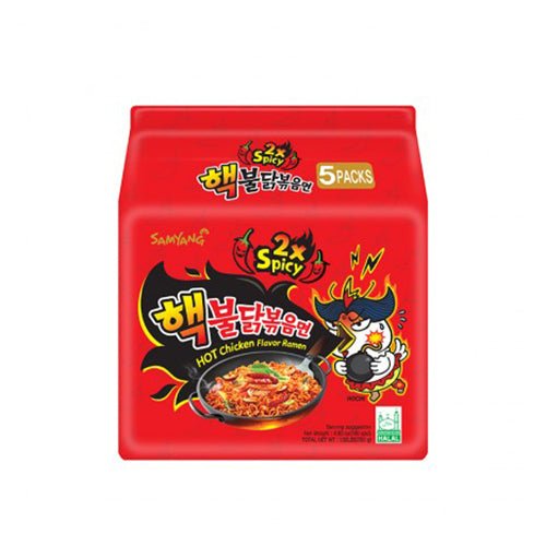 SAMYANG Hek Buldak Extra Spicy Roasted Chicken Ramen Nuclear Edition 5 Pack/Bag