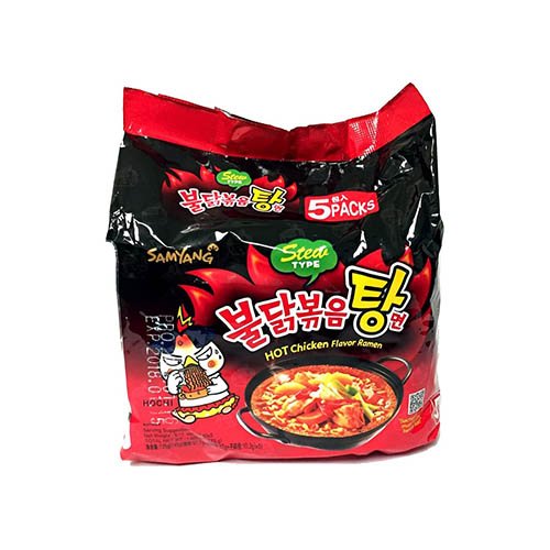 SAMYANG Stew Type Hot Chicken Flavour Soup Ramen Spicy Korean Noodle 5 Pack/Bag