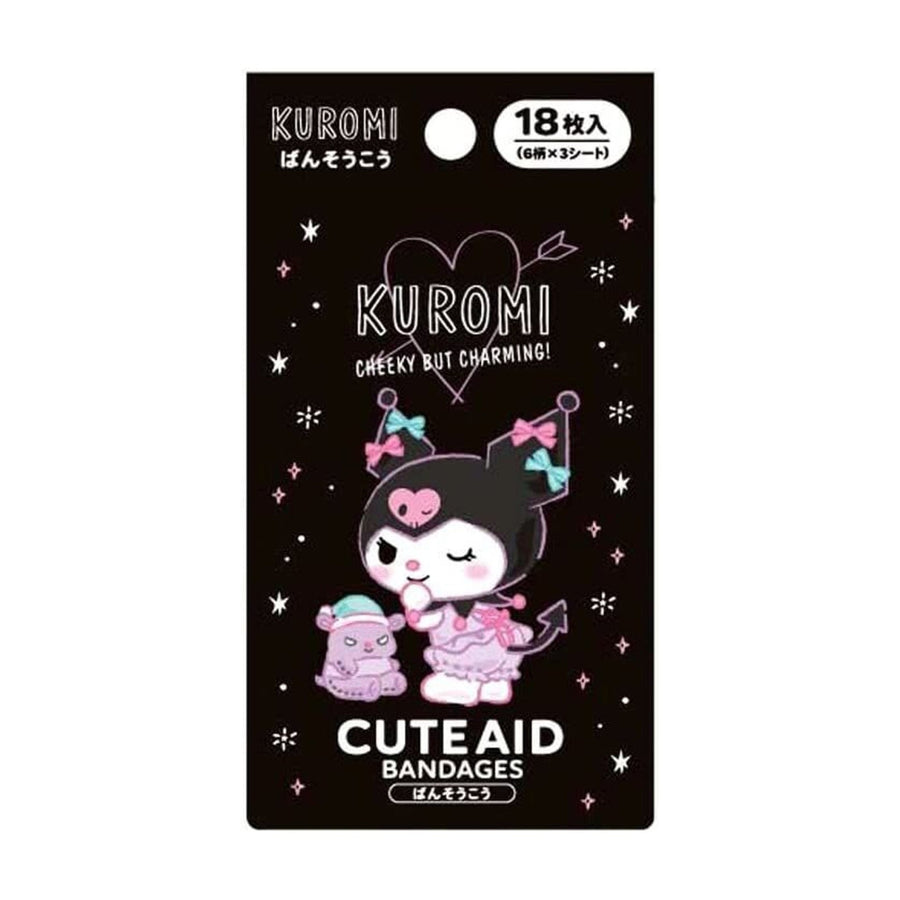 SANRIO Cute Aid Bandages 18Pcs - KuromiHealth & Beauty4525636322532