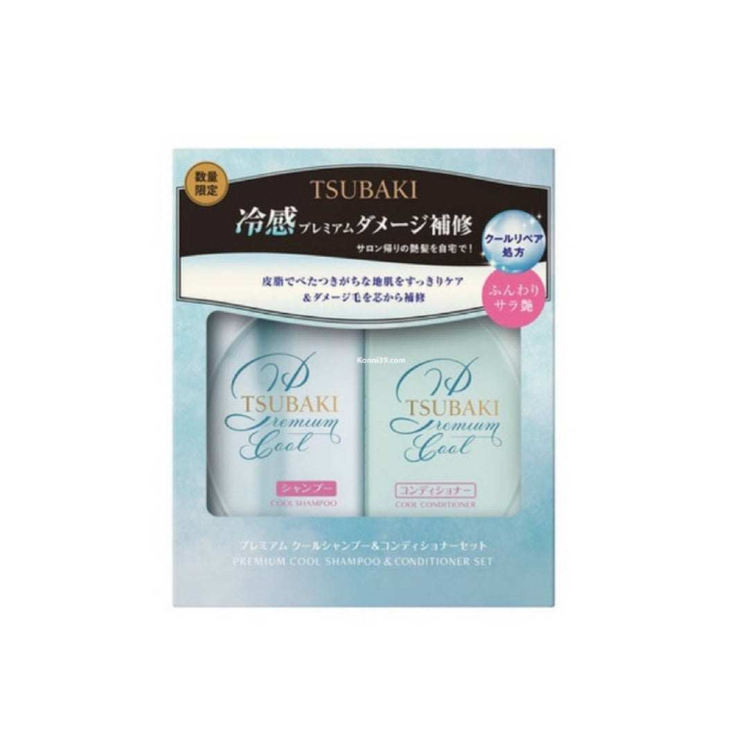 Shiseido - Tsubaki Premium Cool Shampoo & Conditioner Set - 490ml + 490ml