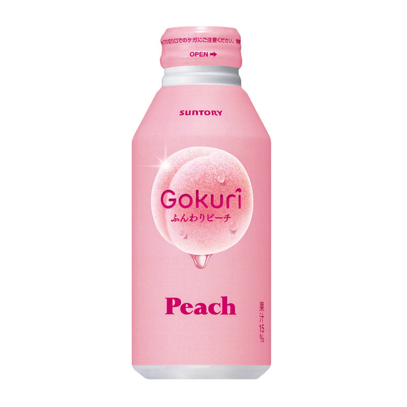 SUNTORY Gokuri Soft Peach Juice 400ml - OCEANBUY.ca