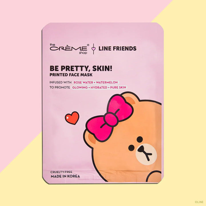 THE CREME SHOP Be Pretty, Skin! Printed Essence Sheet Mask - 2 for Choose
