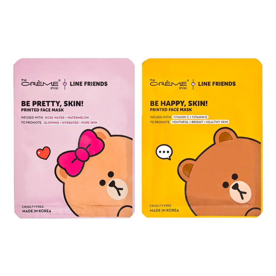 THE CREME SHOP Be Pretty, Skin! Printed Essence Sheet Mask - 2 for Choose