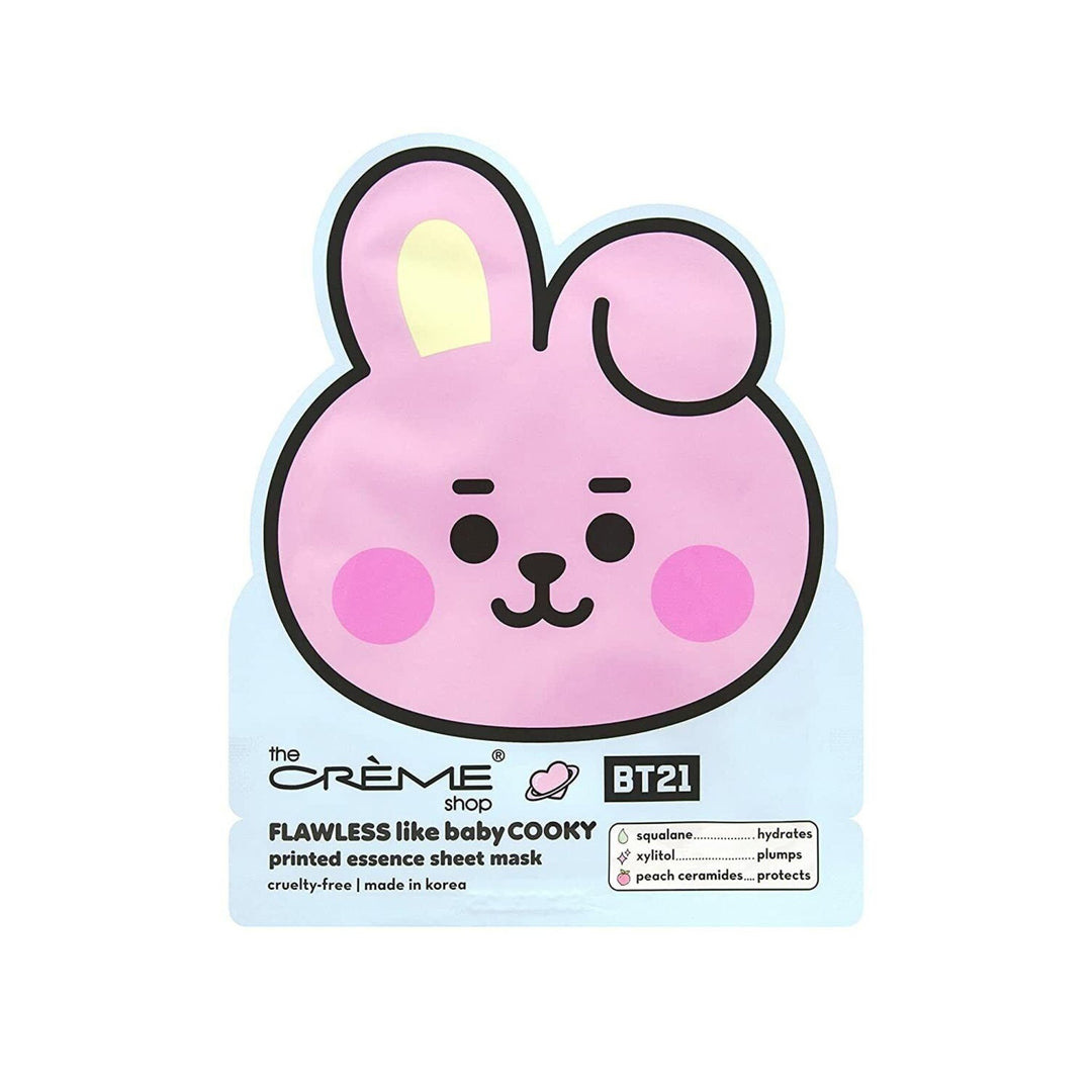 THE CREME SHOP BT21 BABY: Complete Printed Essence Sheet Mask - 8 Types to Choose