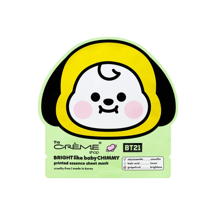THE CREME SHOP BT21 BABY: Complete Printed Essence Sheet Mask - 8 Types to Choose