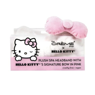THE CREME SHOP x Hello Kitty© with Signature Bow (Pink) Plush Spa HeadbandHealth & Beauty