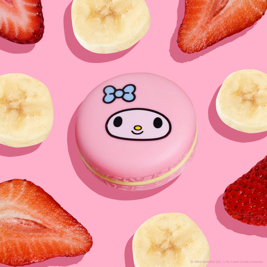 THE CREME SHOP x My Melody Macaron Lip Balm - Strawberry BananaHealth & Beauty