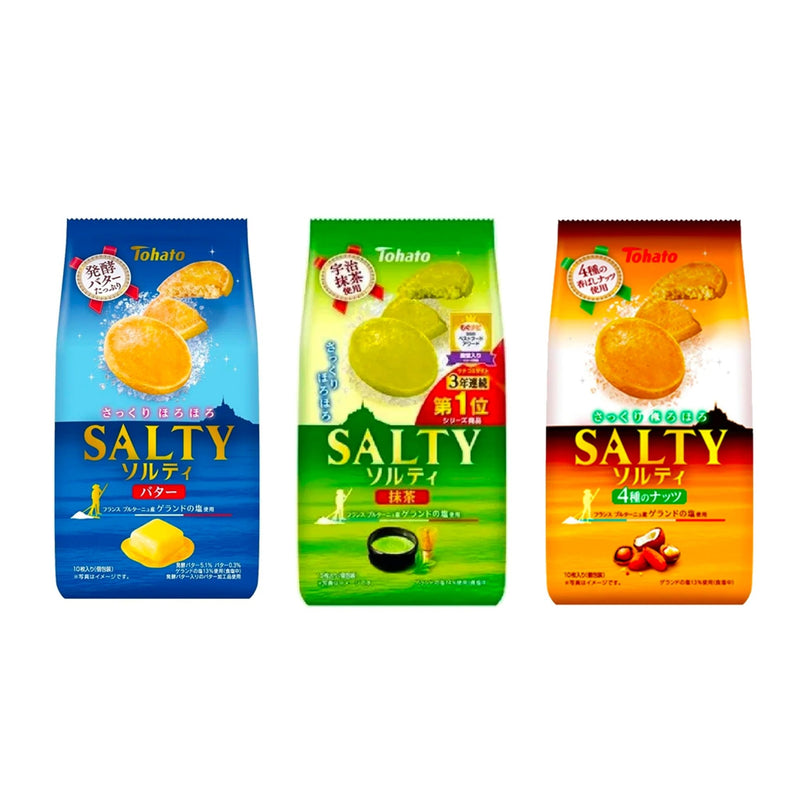 TOHATO Salty Butter Cookies 10Pcs - 3 flavour - OCEANBUY.ca