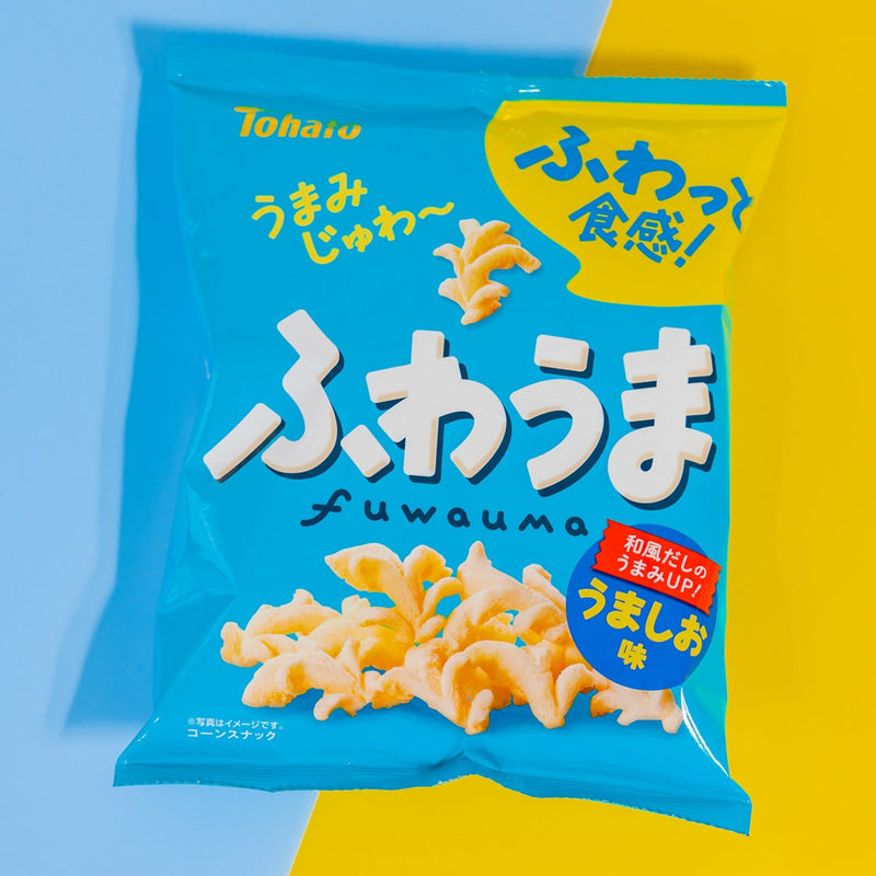 TOHATO Fuwauma Corn Snacks Umashio 60g - OCEANBUY.ca