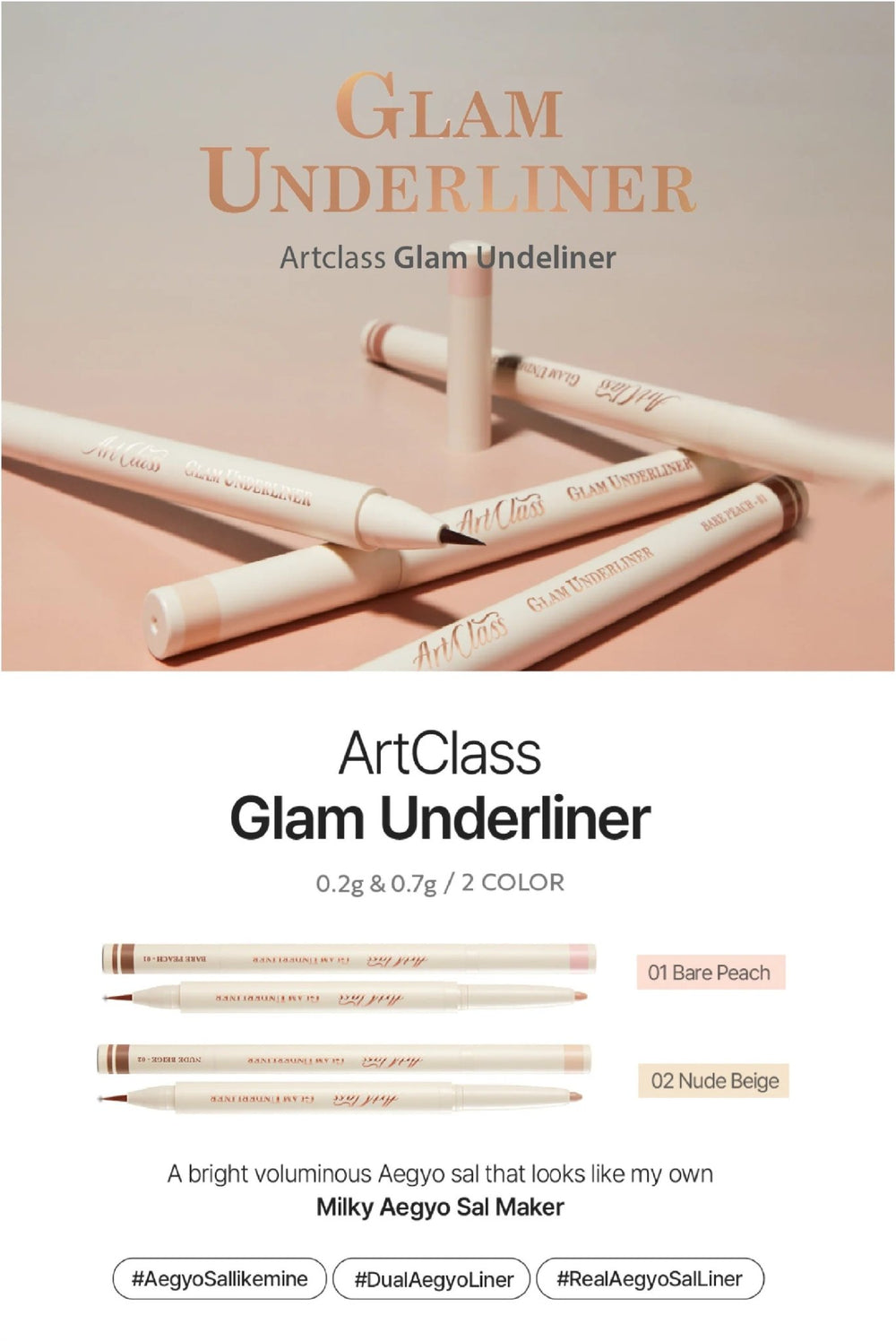 TOO COOL FOR SCHOOL Artclass Glam Underliner - 4 Color to Choose Health & Beauty oceanbuy.ca markham toronto free ship USA asian korean skincare