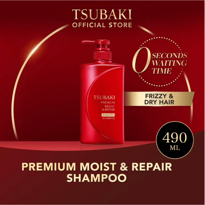 TSUBAKI Premium Moist & Repair Hair Shampoo & Conditioner Set Ver. 2023 490ml*2