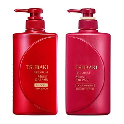 TSUBAKI Premium Moist & Repair Hair Shampoo & Conditioner Set Ver. 2023 490ml*2Health & Beauty