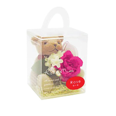 VANCCOL Cute Bear with a Brightly Colored Bouquet RO-15 Aroma Rose Bear Rose scentHome & Garden