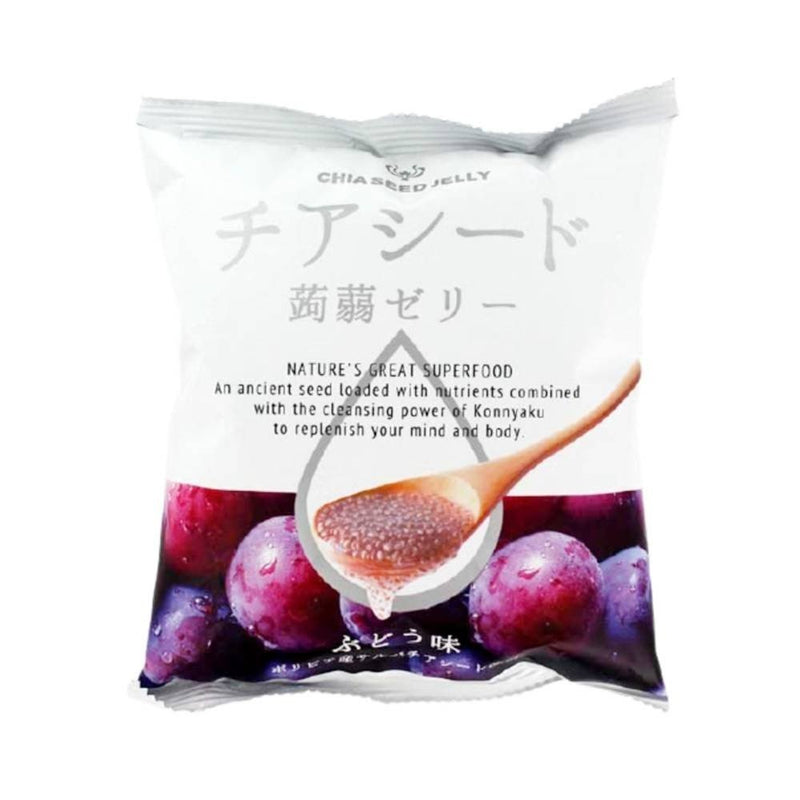 WAKASHO Chia Seed Grape Jelly 10PcsFood, Beverages & Tobacco